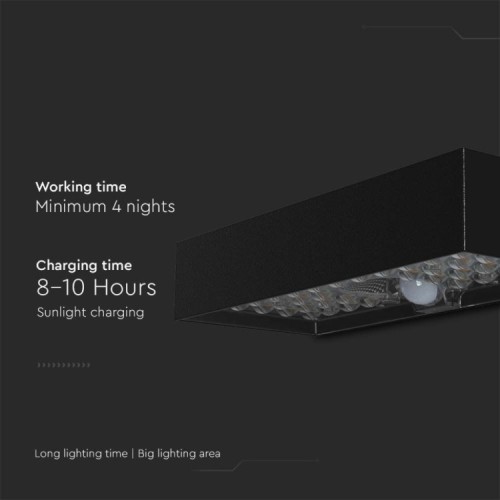 Lampada LED da Muro 6W Con Pannello Solare