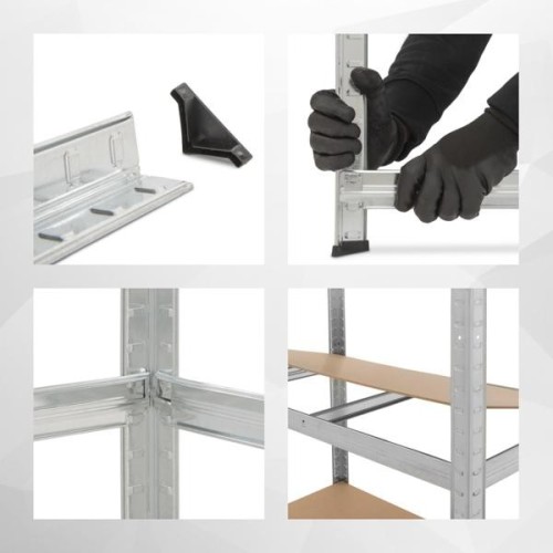 kit Scaffale 5 piani 180X90X40 CM - 875KG