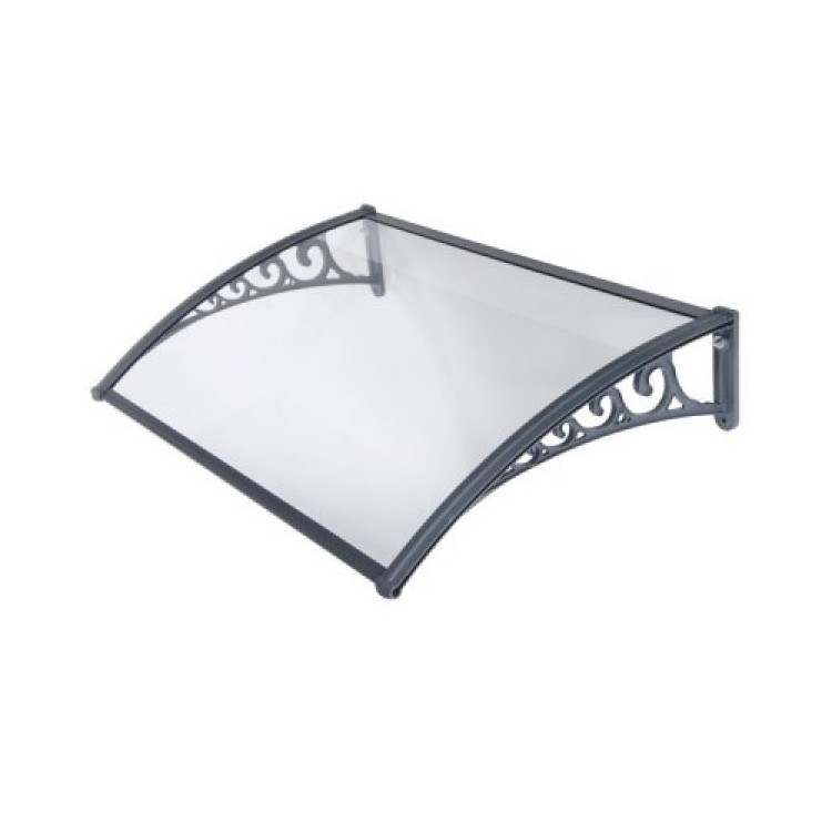 Pensilina NAXOS Compatta 150x100 NERO/SATINATO