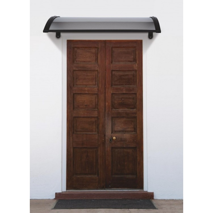 Pensilina Naxos Compatta 150x100 cm Nero Satinato | Tettoia Esterno