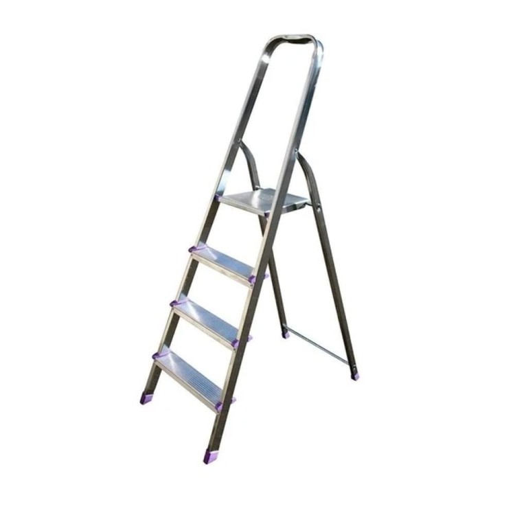 Scala domestica in alluminio Domina EN 4 gradini