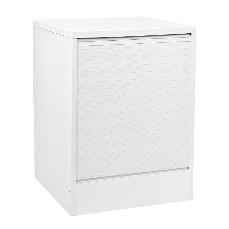 Mobile Coprilavatrice in Pvc serrandina Colore Bianco