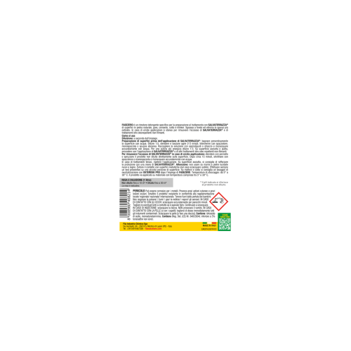 FILA FASE ZERO LT.1 rimotore detergente preparatore concentrato