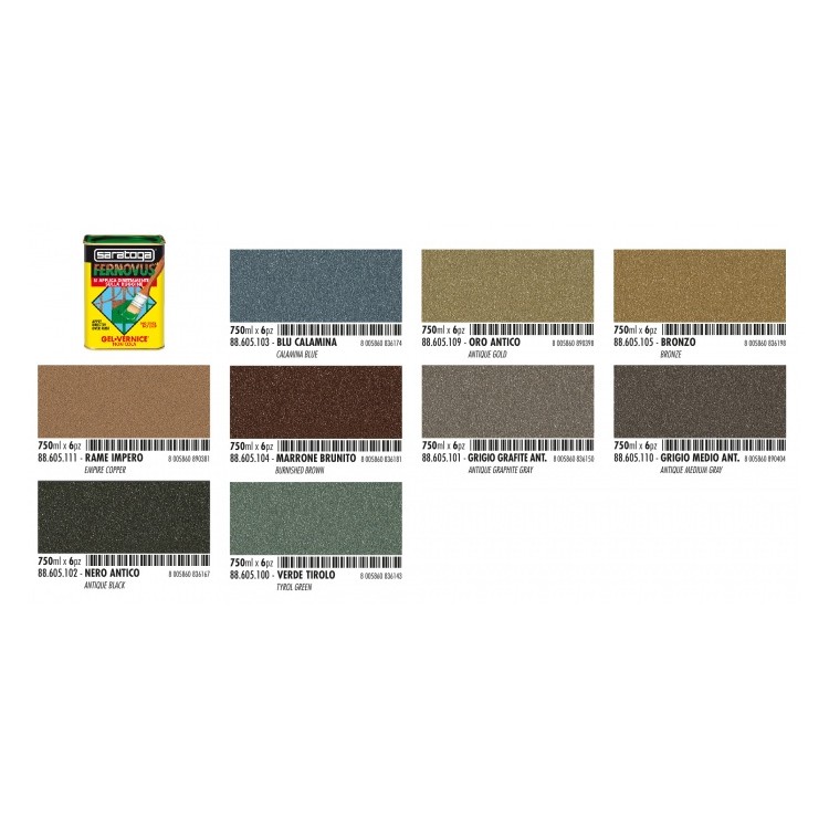 Saratoga Fernovus in vari Colori Micaceo da 750 ml