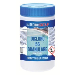 Dicloro Granulare 56% 1kg Piscina Semplice | Cloro Shock