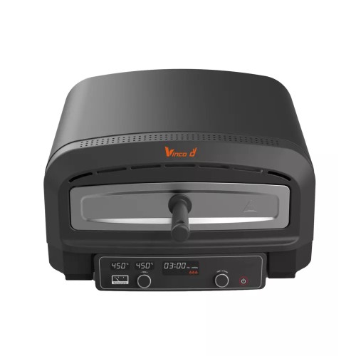 Forno pizza elettrico vinco nero 2200 w 1 pizza - cod. 50355
