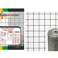 Rete elettrosaldata zincata 12,5x12,5 mm - diametro 0,9 mm