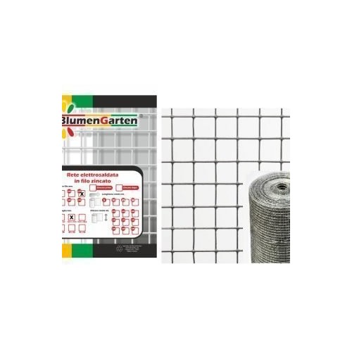 Rete elettrosaldata zincata 12,5x12,5 mm - diametro 0,9 mm