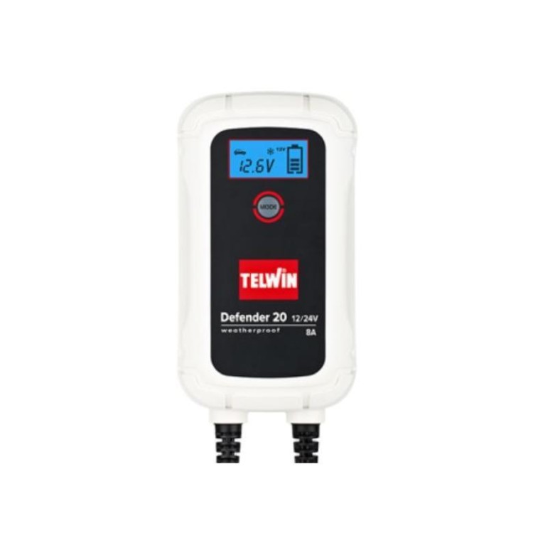 Caricabatterie Telwin Defender 20 tensione di carica 12/24V
