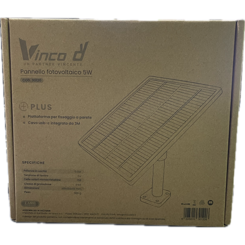 Pannello Fotovoltaico 5W USB-C