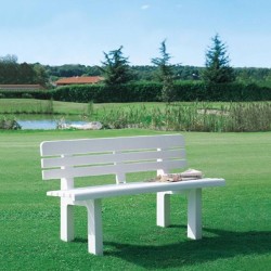 PANCHINE RESINA GENZIANA BIANCA 2