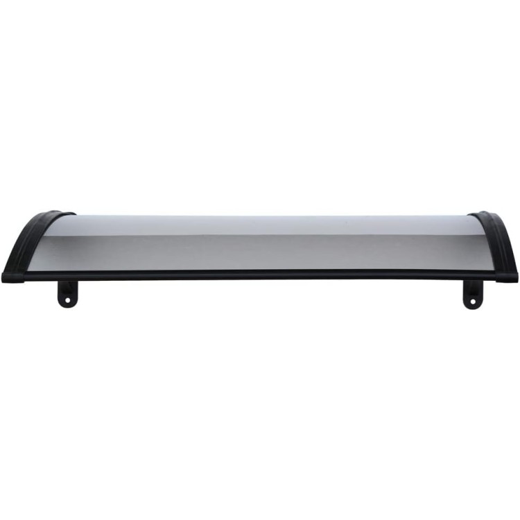 VERDELOOK Naxos, Pensilina modulabile tettoia in policarbonato compatto, 120x80 cm, bianco satinato