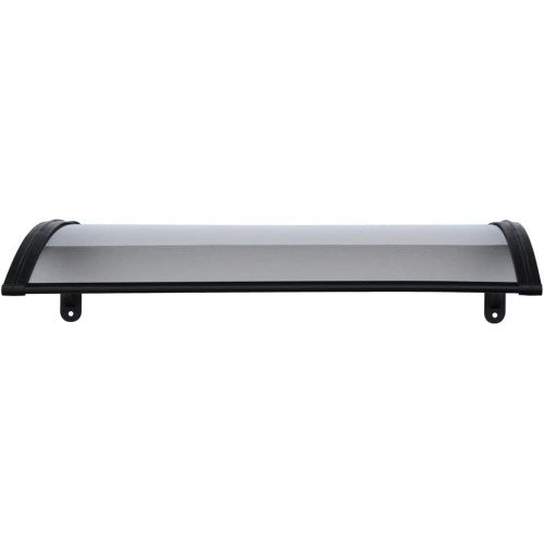 VERDELOOK Naxos, Pensilina modulabile tettoia in policarbonato compatto, 120x80 cm, bianco satinato