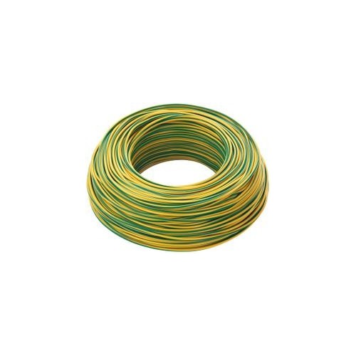 CAVO UNIPOLARE 6 MM GIALLO/VERDE, MATASSA 100 M
