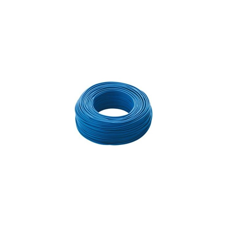 CAVO UNIPOLARE 6 MM BLU, MATASSA 100 M