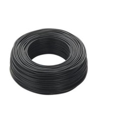 CAVO UNIPOLARE 6 MM NERO, MATASSA 100 M