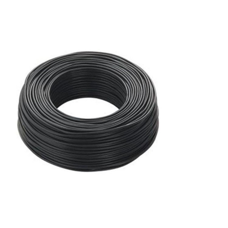 CAVO UNIPOLARE 6 MM NERO, MATASSA 100 M
