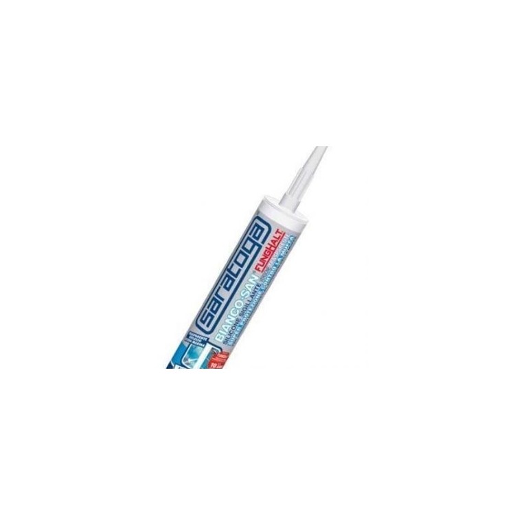 Saratoga Silicone Bianco San Trasparente da 310 ml