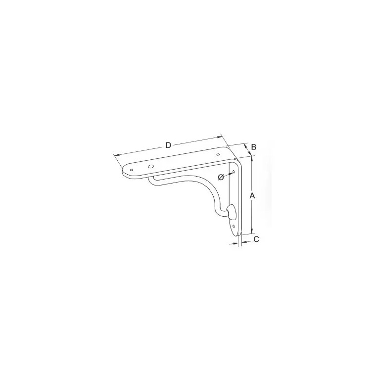 REGGIMENSOLA PALLADIO ARGENTO 14CM