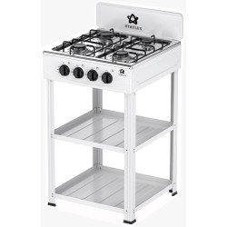 Cucina Portatile Fornello Campeggio STAYLUX Gas 4 fuochi