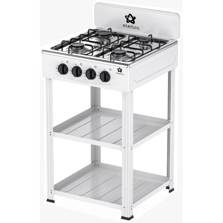 Cucina Portatile Fornello Campeggio STAYLUX Gas 4 fuochi