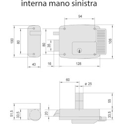 Elettroserratura CISA Art. 11721 per Cancello | Serratura Elettrica 2