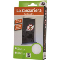 LA ZANZARIERA PER FINESTRA 150X180cm NERA
