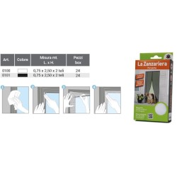 LA ZANZARIERA PER PORTA 0.75X2.5X2m 2