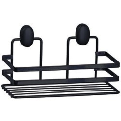 Mensola Rettangolare Nero Opaco Cover Black 24x11 cm | Accessori Bagno