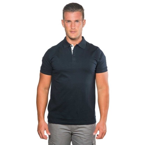 POLO JERSEY 100% COTONE 165Gr BLU - L