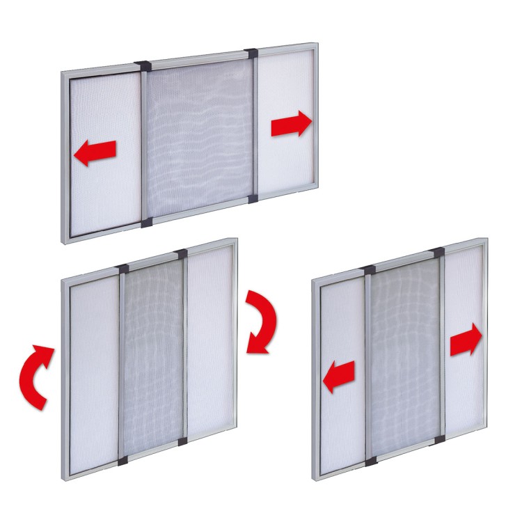 Zanzariera estensibile 50x70 cm telesio - Bianco