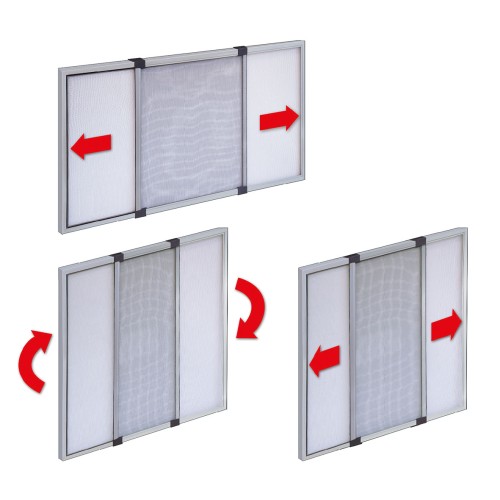 Zanzariera estensibile 50x70 cm telesio - Bianco