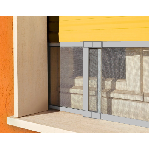 Zanzariera estensibile 50x70 cm telesio - Bianco
