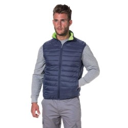 GILET IMB.100% NYLON BLU INTERNO VERDE - M