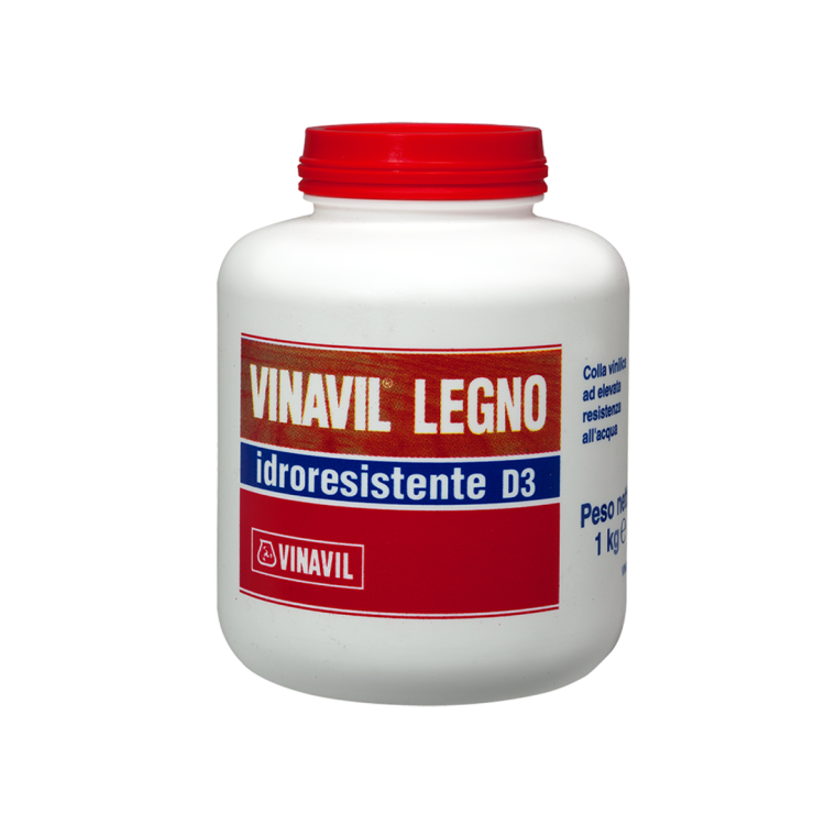 Vinavil Legno Idroresistente D3 1Kg | Colla Vinilica per Falegnameria