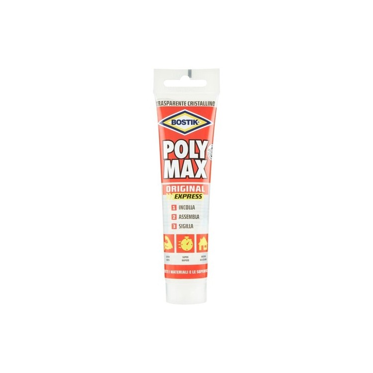 Bostik Poly Max Cristal 11g | Adesivo Sigillante Trasparente