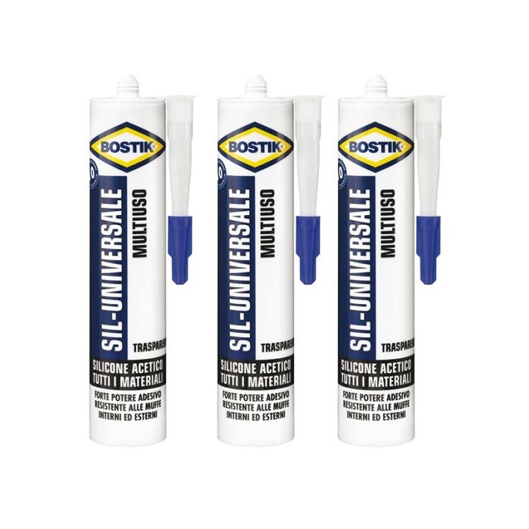 Silicone Acetico Bostik Trasparente 280ml | Sigillante Universale