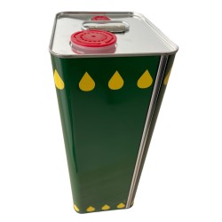 Confezione da 6 Contenitori in Latta da 5 Litri per Olio di Oliva e Olio Extravergine