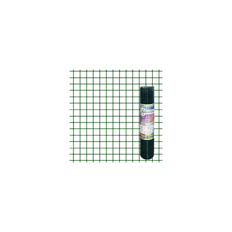 ete Elettro saldata Zincata e Plastificata 12,5 x 12,5 mm H 80 cm Rotolo 5 m
