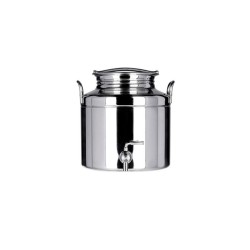 Fusto 5 litri in acciaio inox con Rubinetto