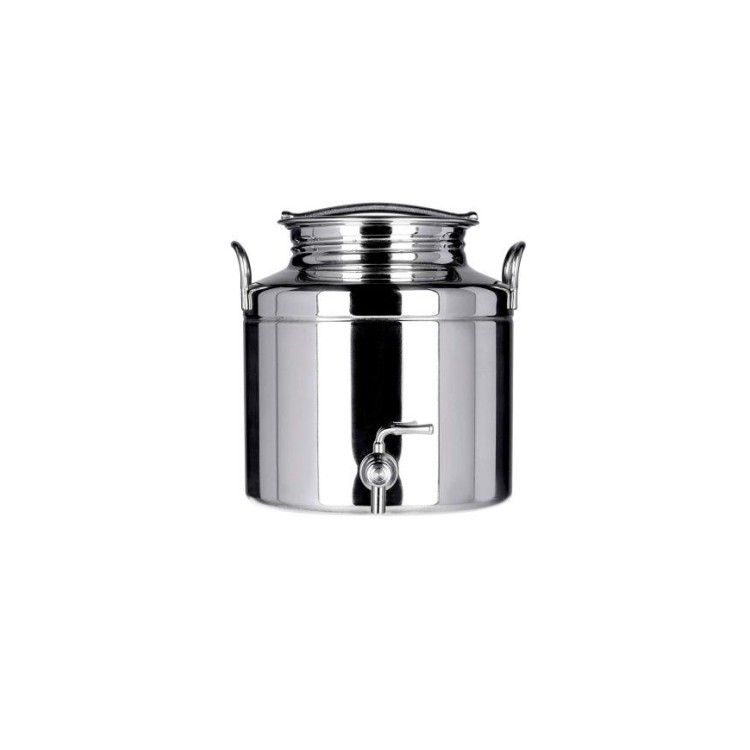 Fusto 5 litri in acciaio inox con Rubinetto