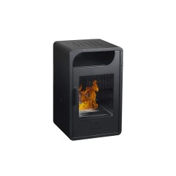 Stufa a Bioetanolo Ventilata Fiammetta Junior nera