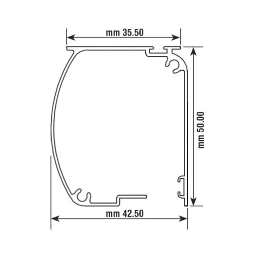 Zanzariera a Rullo con Telaio in Alluminio 130x230cm