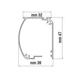 Zanzariera a Rullo con Telaio in Alluminio 130x160cm Bianco 2