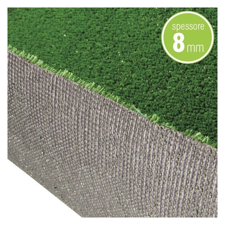 Tappeto erbetta,prato sintetico verde  0,8mm - 5M, 1M