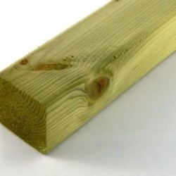 Palo 7x7 cm in legno di ABETE Autoclave - 100 cm