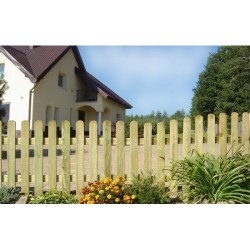 Recinzione in legno pesante L 200 x H 80-100-120 cm - 100x200