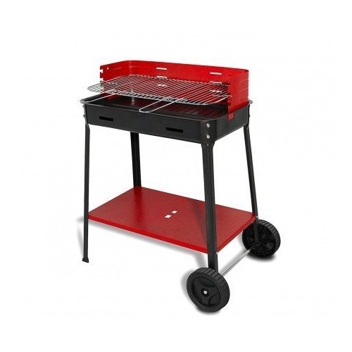 BARBECUE A CARBONELLA FLAVIA 503.R artigianferro CON RUOTE  BBQ