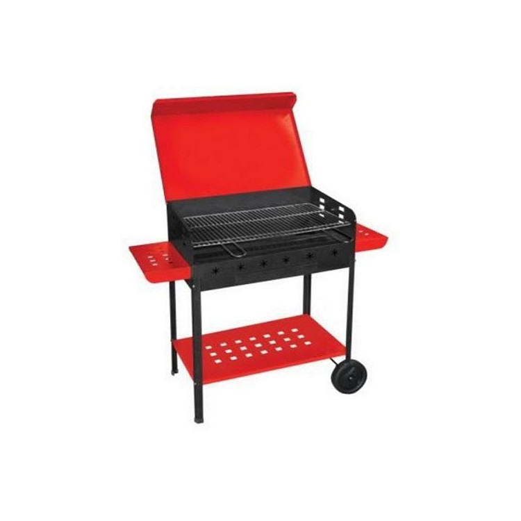 BARBECUE A CARBONELLA STELLA 40x60cm con ruote518.R.A
