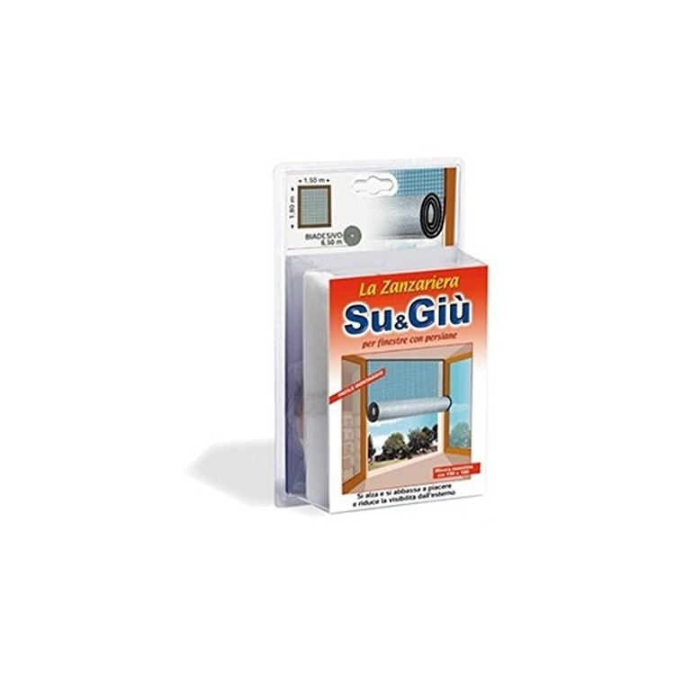 Sangiorgio Zanzariera Apri-Chiudi cm.180X150 Nera